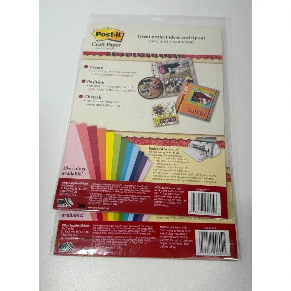 Post It Craft Paper Full Adhesive 8.5